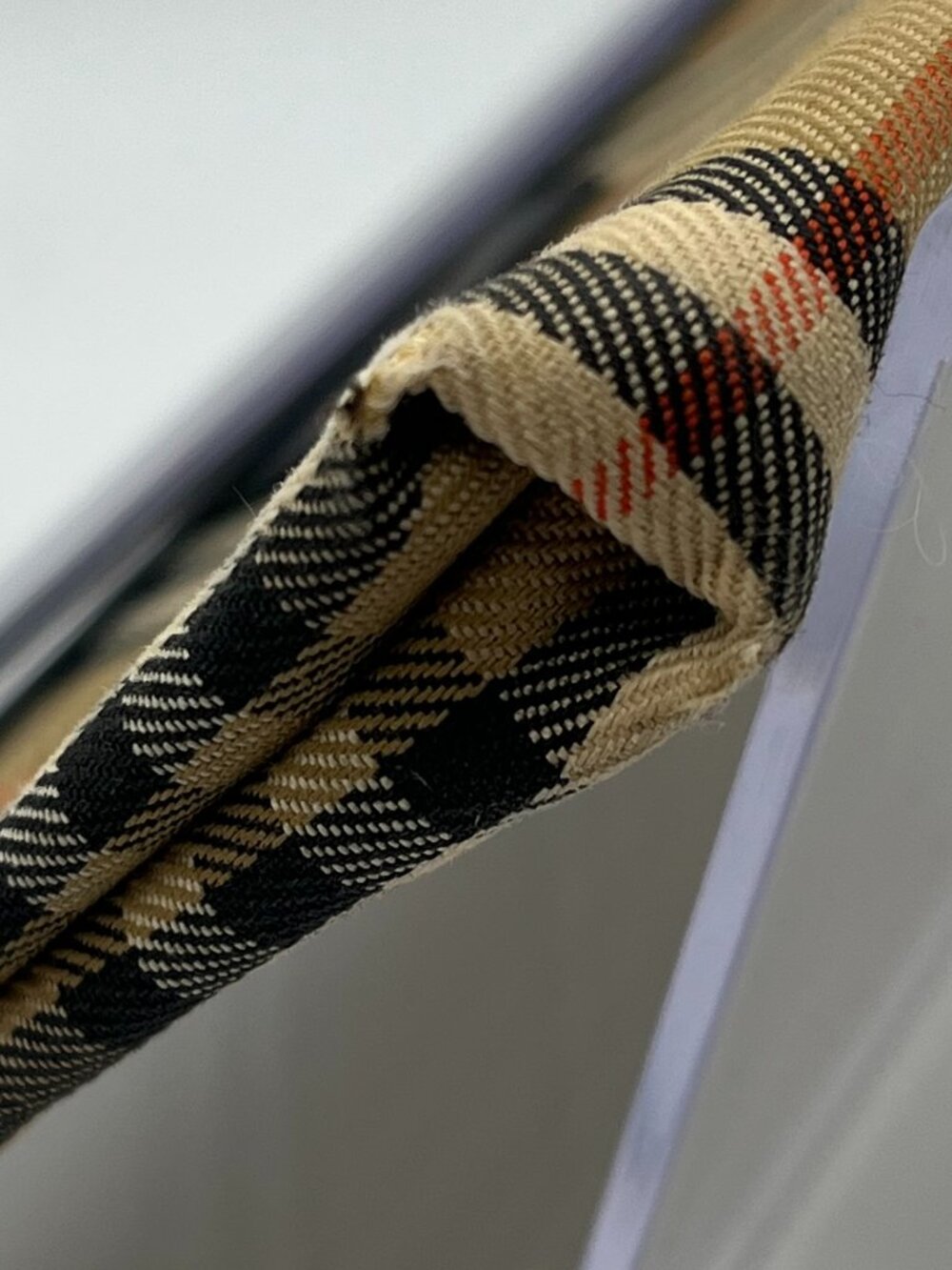 Burberry Haymarket Check Zippered Pouch - Picture 10 of 12